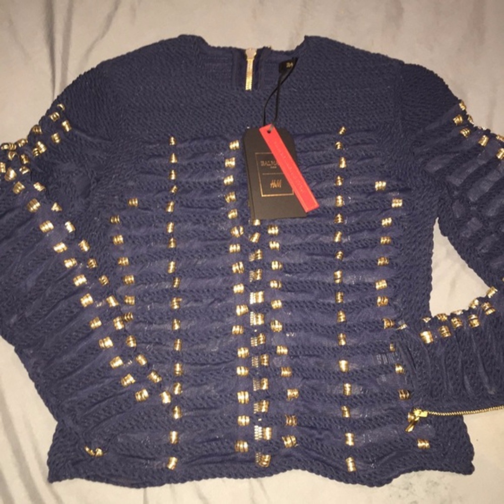 Balmain HM rope sweater   h&m size 6